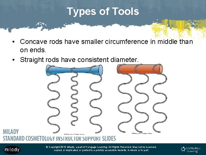Types of Tools • Concave rods have smaller circumference in middle than on ends.
