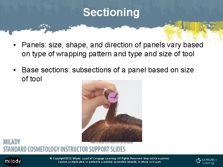 Sectioning • Panels: size, shape, and direction of panels vary based on type of