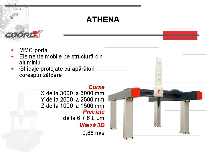 ATHENA w MMC portal w Elemente mobile pe structură din aluminiu w Ghidaje protejate