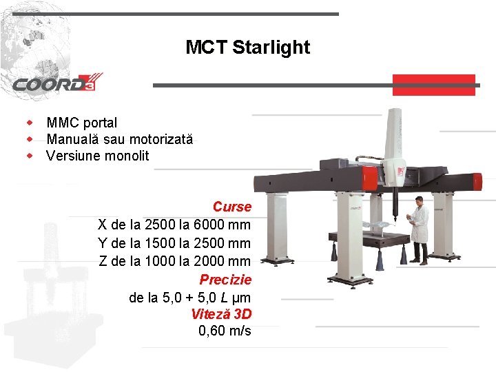 MCT Starlight w MMC portal w Manuală sau motorizată w Versiune monolit Curse X