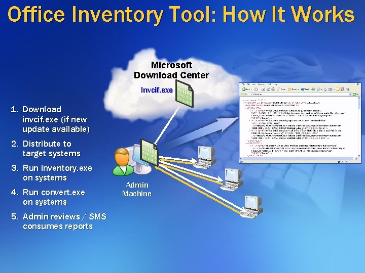 Office Inventory Tool: How It Works Microsoft Download Center Invcif. exe 1. Download invcif. Office Inventory Tool: How It Works Microsoft Download Center Invcif. exe 1. Download invcif.
