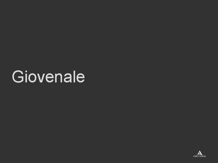 Giovenale 