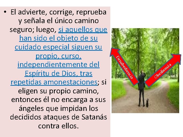 b so De ia c n ed cia ien • El advierte, corrige, reprueba b so De ia c n ed cia ien • El advierte, corrige, reprueba