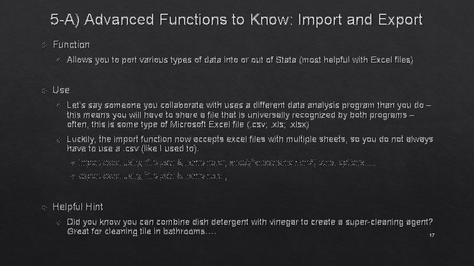 Data Management In Stata Samuel De Witt Part