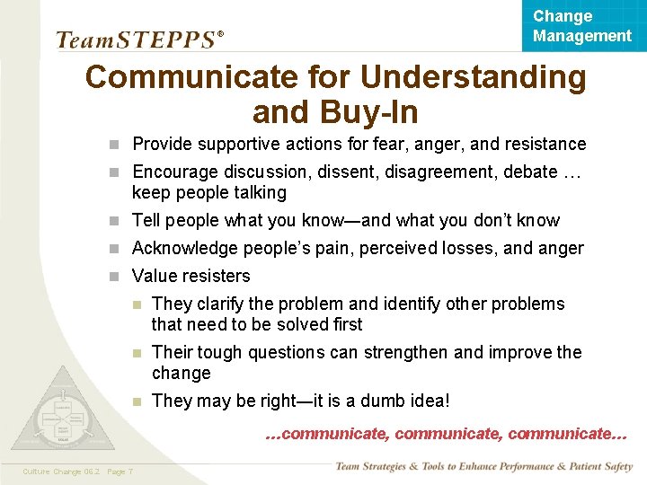 Change Management How To Achieve A Culture Of