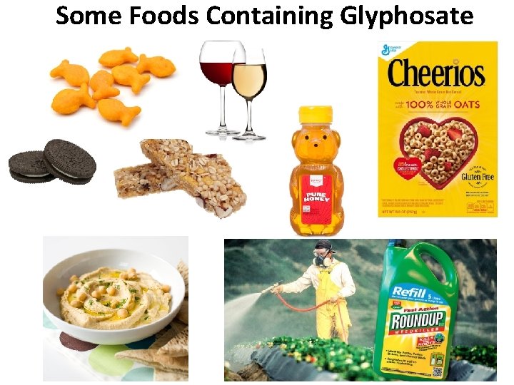Some Foods Containing Glyphosate 