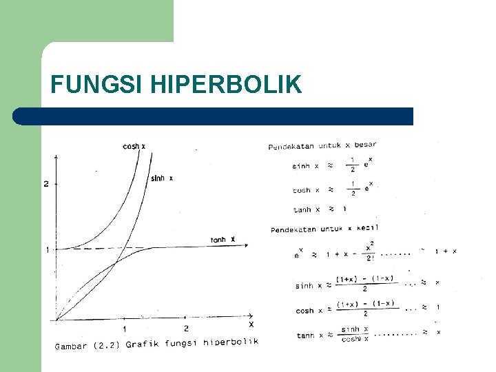 FUNGSI HIPERBOLIK 