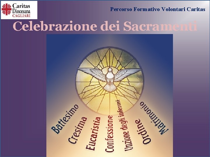 Percorso Formativo Volontari Caritas Celebrazione dei Sacramenti 