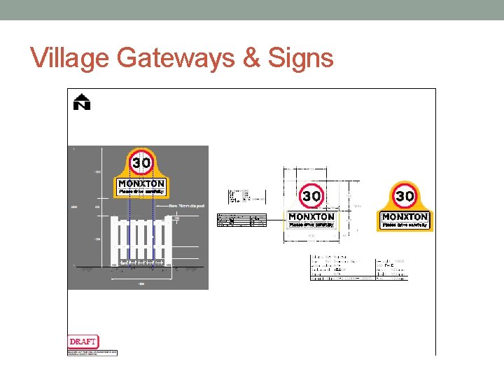 Village Gateways & Signs 