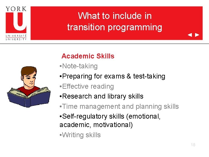 Study Transition Transitions From High School to University Presentation to