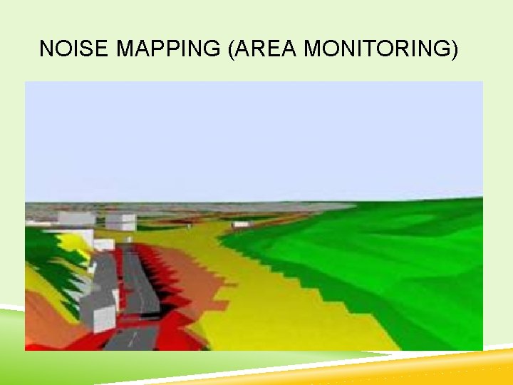 NOISE MAPPING (AREA MONITORING) 