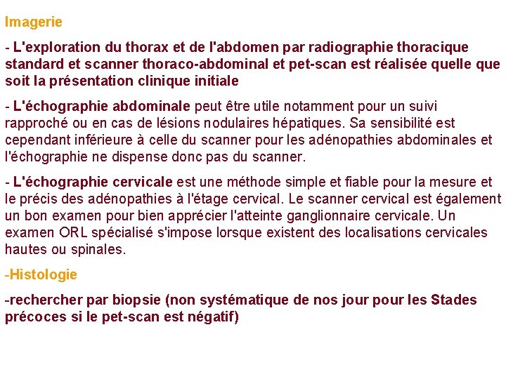 Imagerie - L'exploration du thorax et de l'abdomen par radiographie thoracique standard et scanner Imagerie - L'exploration du thorax et de l'abdomen par radiographie thoracique standard et scanner