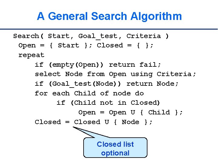 Introduction to Artificial Intelligence Class 1 Planning Search