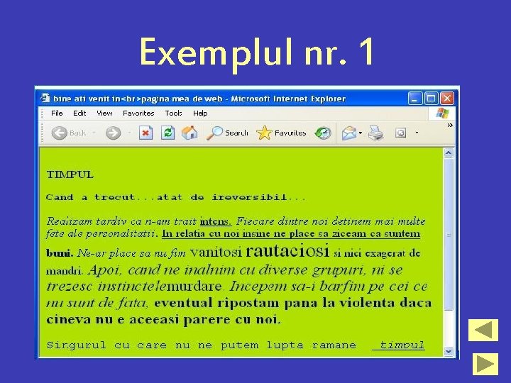 Exemplul nr. 1 