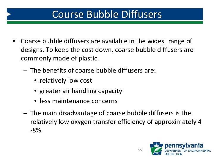 Course Bubble Diffusers • Coarse bubble diffusers are available in the widest range of Course Bubble Diffusers • Coarse bubble diffusers are available in the widest range of