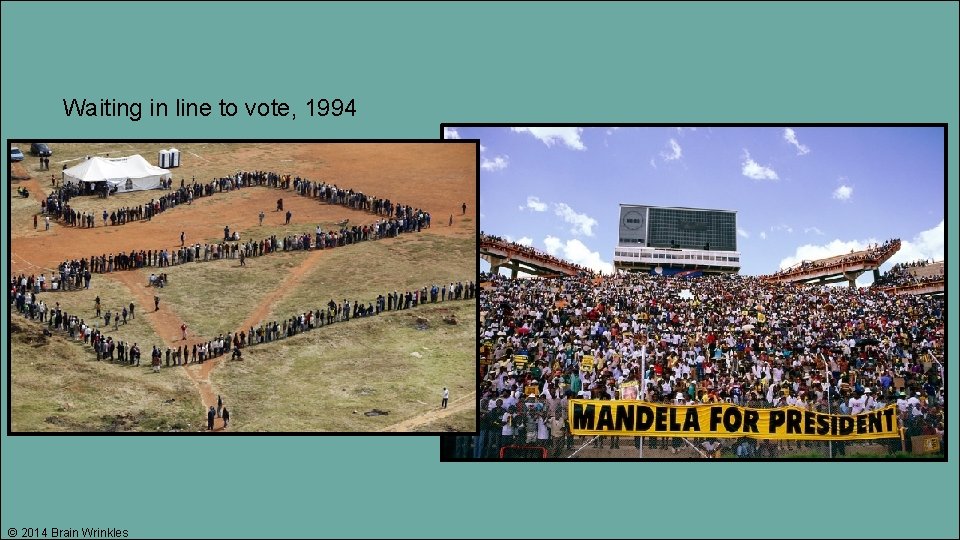 Waiting in line to vote, 1994 © 2014 Brain Wrinkles 