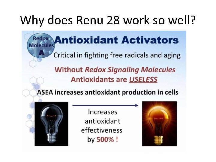 Why does Renu 28 work so well? 