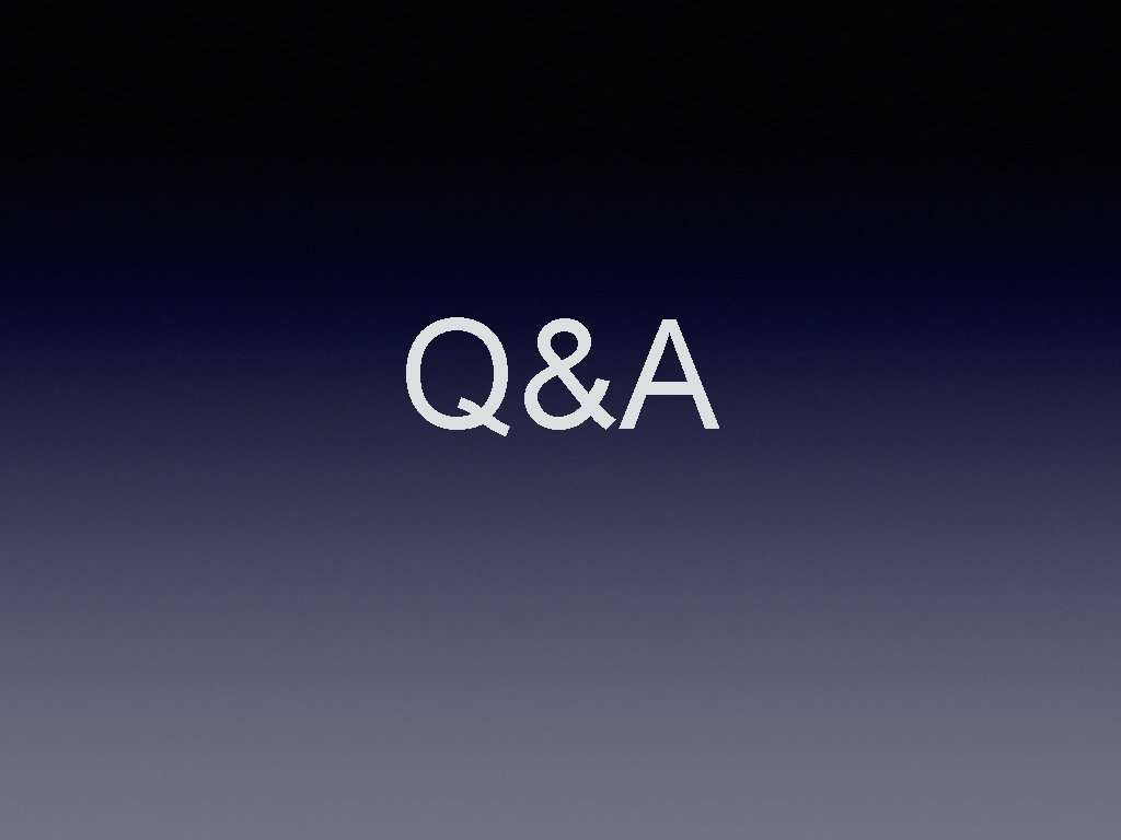 Q&A 