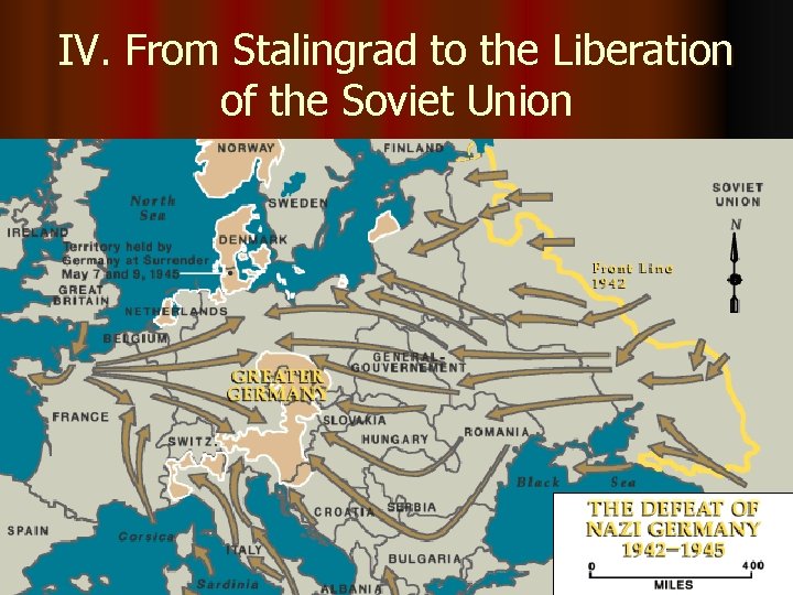 IV. From Stalingrad to the Liberation of the Soviet Union 