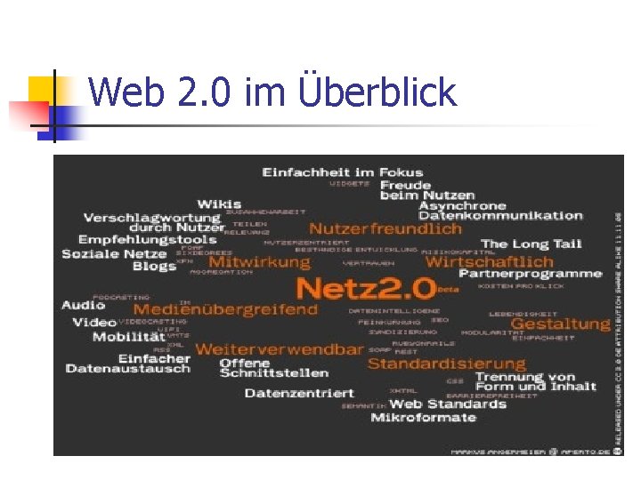 Web 2. 0 im Überblick 