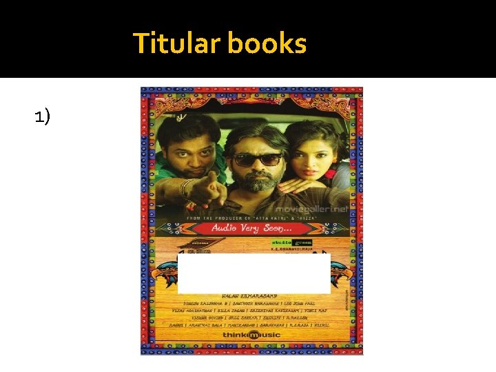 Titular books 1) 