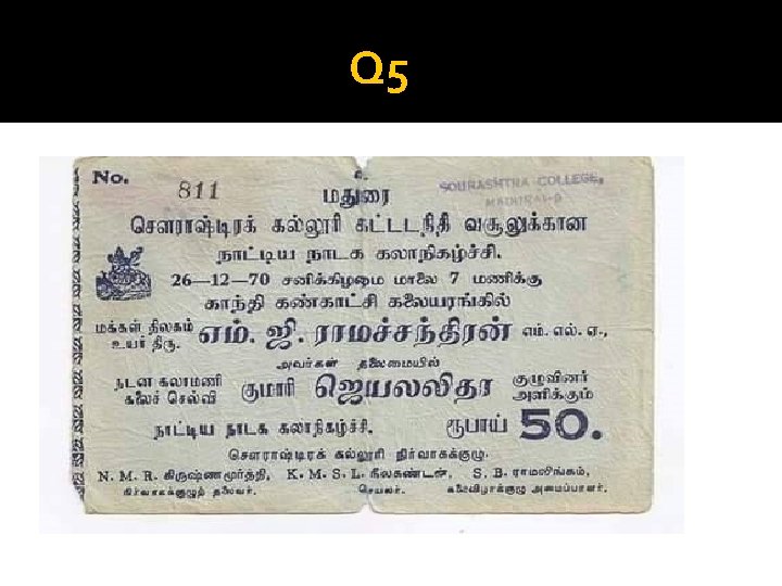 Q 5 