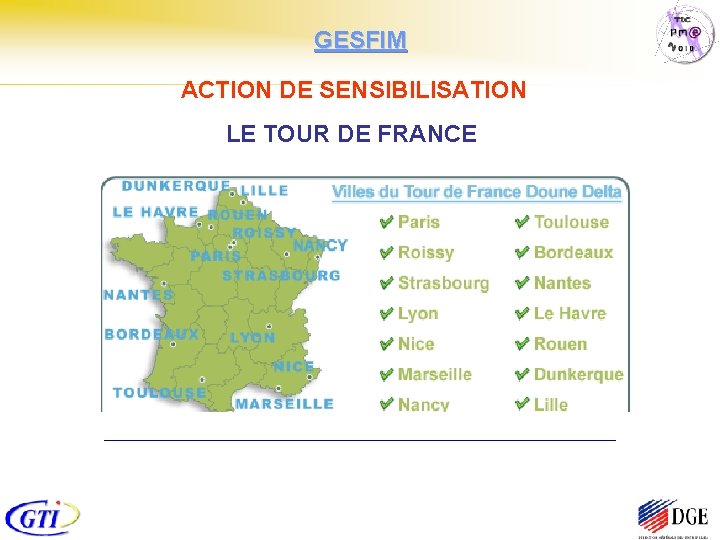 GESFIM ACTION DE SENSIBILISATION LE TOUR DE FRANCE 