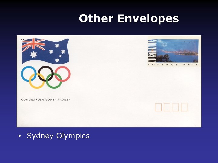 Other Envelopes • Sydney Olympics 