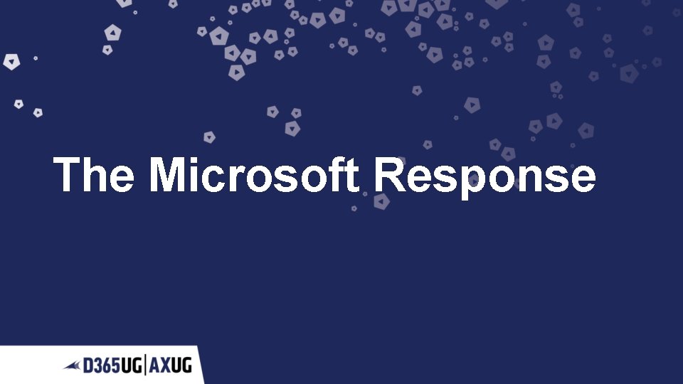 The Microsoft Response 