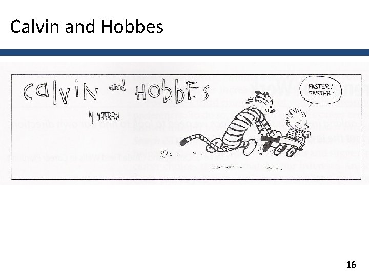 Calvin and Hobbes 16 