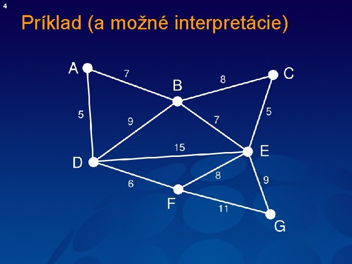 4 Príklad (a možné interpretácie) 