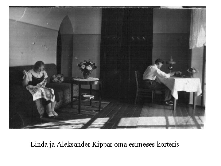 Linda ja Aleksander Kippar oma esimeses korteris 