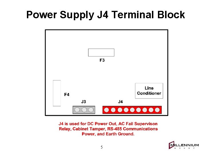 Power Supply J 4 Terminal Block 5 