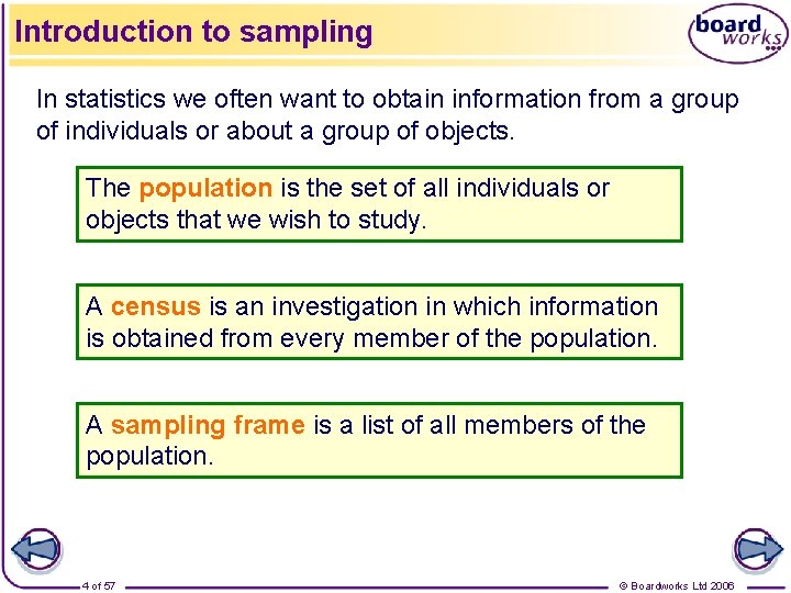 Introduction to sampling In statistics we often want to obtain information from a group