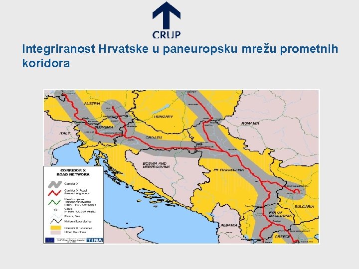 Integriranost Hrvatske u paneuropsku mrežu prometnih koridora 