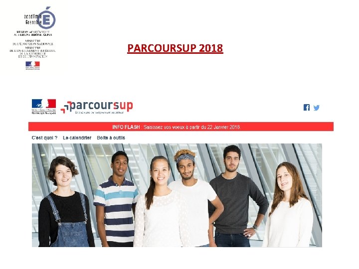 PARCOURSUP 2018 PARCOURSUP 2018