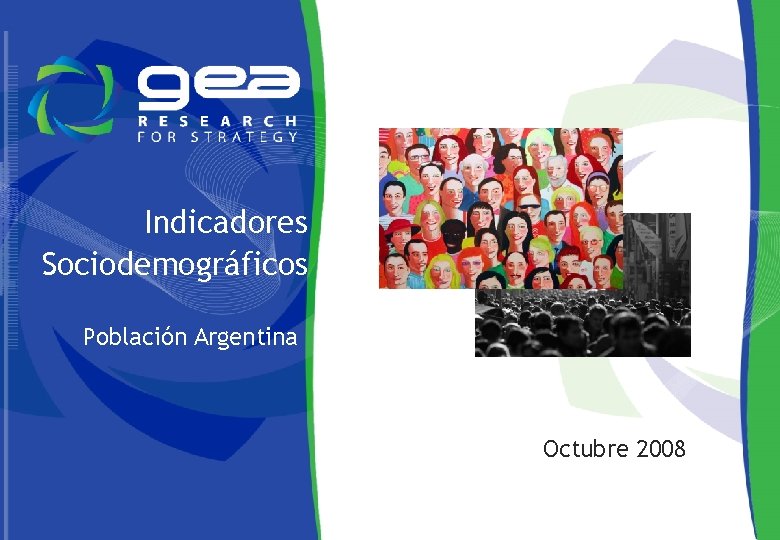 Indicadores Sociodemográficos Población Argentina Octubre 2008 