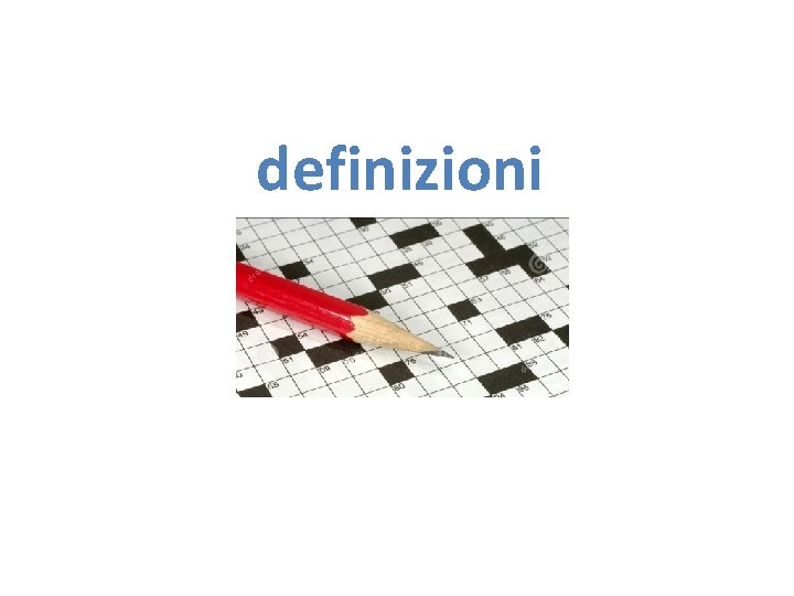 definizioni 