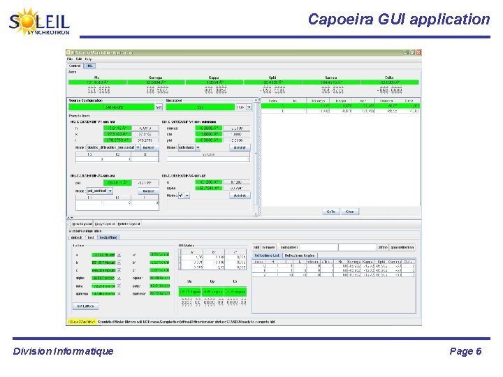 Capoeira GUI application Division Informatique Page 6 