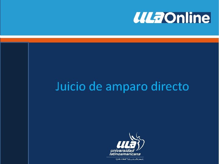 Juicio de amparo directo 