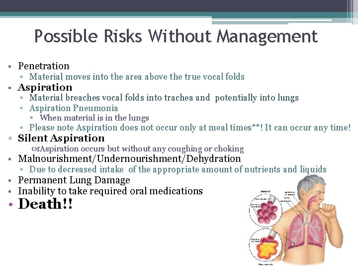 Possible Risks Without Management • Penetration ▫ Material moves into the area above the Possible Risks Without Management • Penetration ▫ Material moves into the area above the