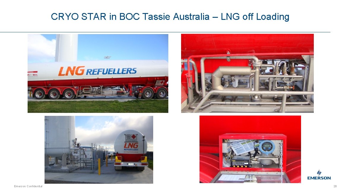 CRYO STAR in BOC Tassie Australia – LNG off Loading Emerson Confidential 28 