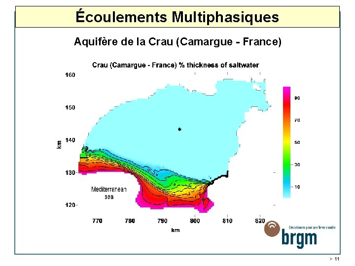 Écoulements Multiphasiques Aquifère de la Crau (Camargue - France) > 11 