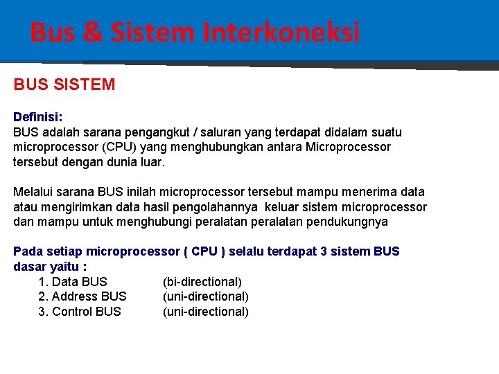 Arsitektur Komputer 2009 Fakultas Teknologi Informasi Universitas Budi