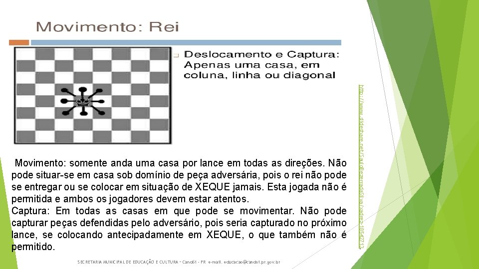 SECRETARIA MUNICIPAL DE EDUCAÇÃO E CULTURA – Candói - PR e-mail: educacao@candoi. pr. gov.