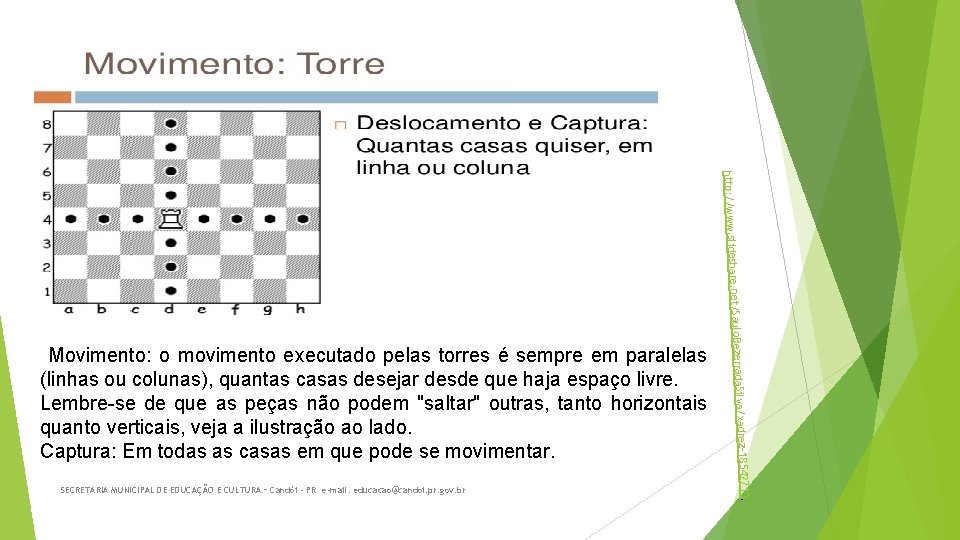 3. Silva/xadrez-1854271 SECRETARIA MUNICIPAL DE EDUCAÇÃO E CULTURA – Candói - PR e-mail: educacao@candoi.