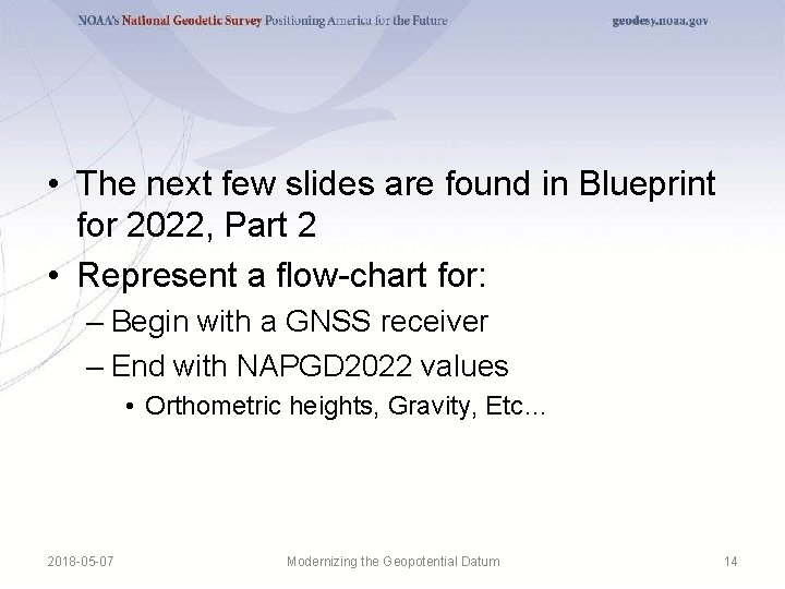 • The next few slides are found in Blueprint for 2022, Part 2 • The next few slides are found in Blueprint for 2022, Part 2