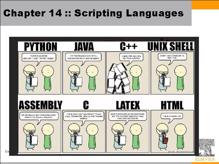 Chapter 14 : : Scripting Languages Programming Language Pragmatics Michael L. Scott Copyright ©