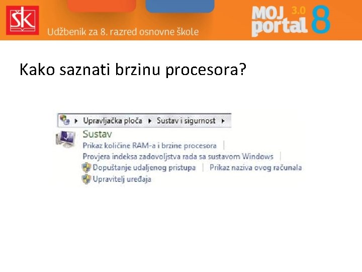 Kako saznati brzinu procesora? 