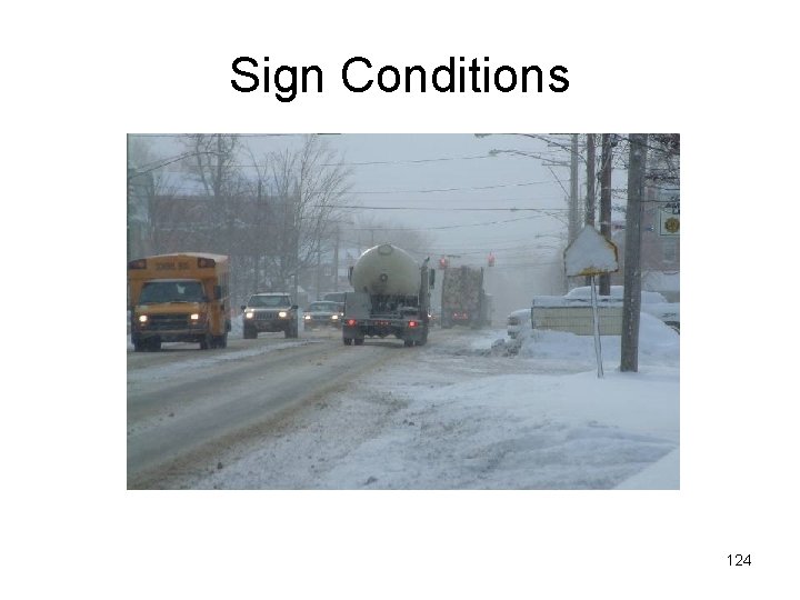 Sign Conditions 124 